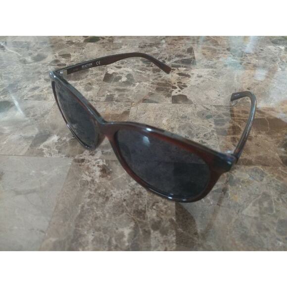 Kenneth Cole Reaction KC1274-48A Shiny Crystal Brown/ Smoke Lenses Sunglasses - Picture 2 of 8